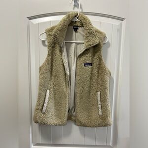 Patagonia Women’s Los Gatos Fleece Vest Large Tan